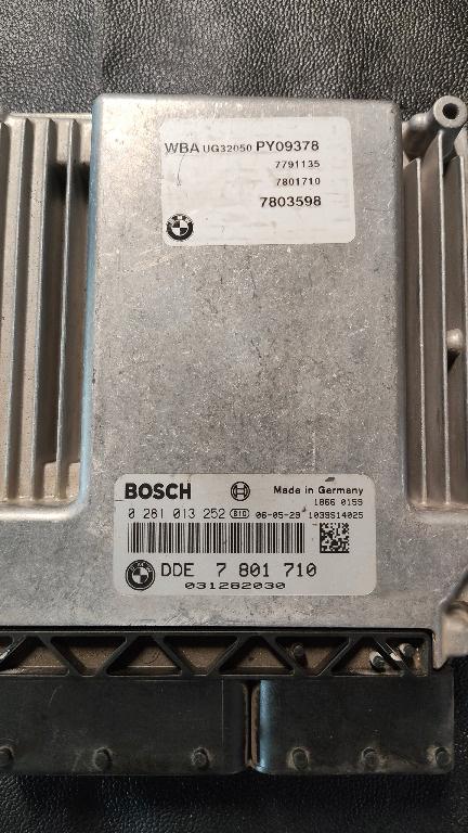 ECU BMW E87 M47 2.0 d 13617801710 7801710 7791135 7803598 0281013252 031282030 1866 0159 1039S14025