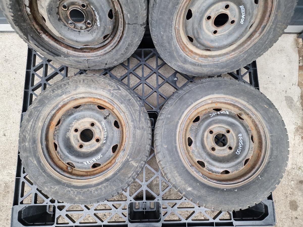 Jante de otel cu anvelope iarna NORDEX M+S 165 / 70 R13 DACIA SOLENZA B41_ 2003 - 2009
