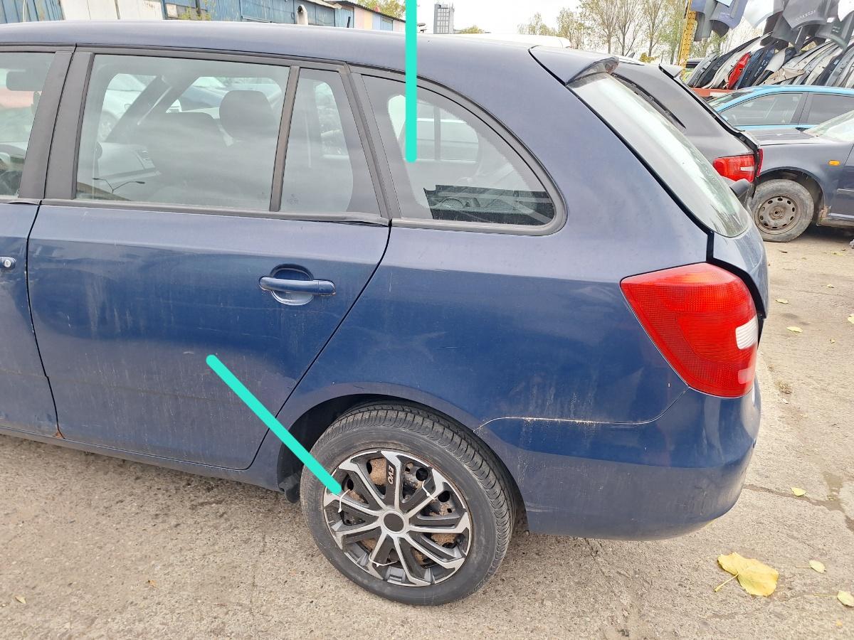 Aripa spate stanga SKODA FABIA Combi 545 2007 - 2014 Albastru LF5A