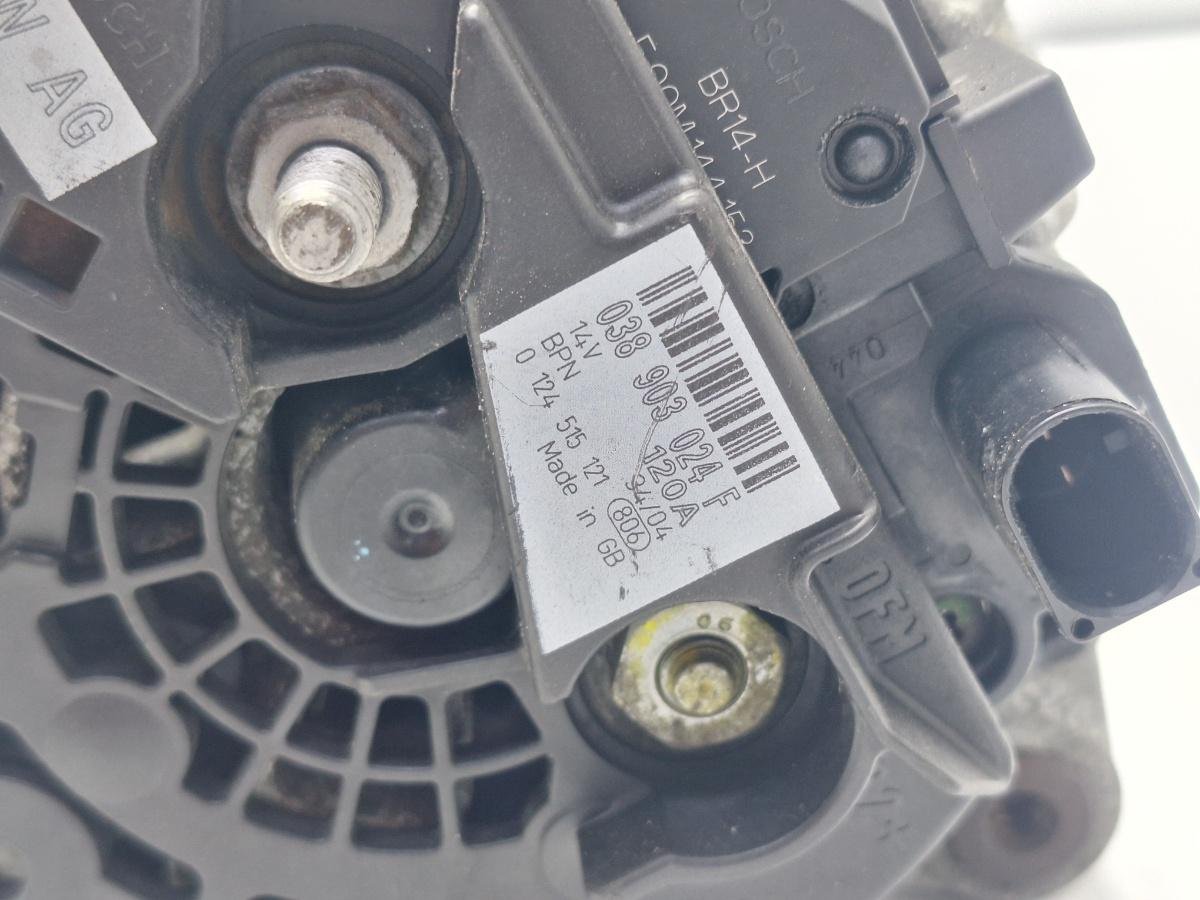Alternator VOLKSWAGEN TRANSPORTER T5 1.9 2003 - 2010 BOSCH 038903024F
