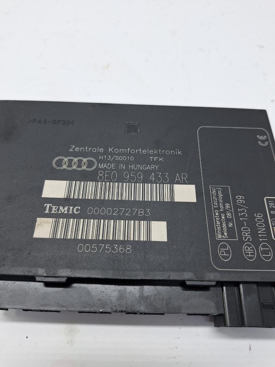 Modul de confort AUDI A4 II 8E2, B6 2000 - 2005 1.9 TDI AVB, AUDI A4 III 8EC, B7 2004 - 2008 2.0 TDI BPW 8E0959433AR