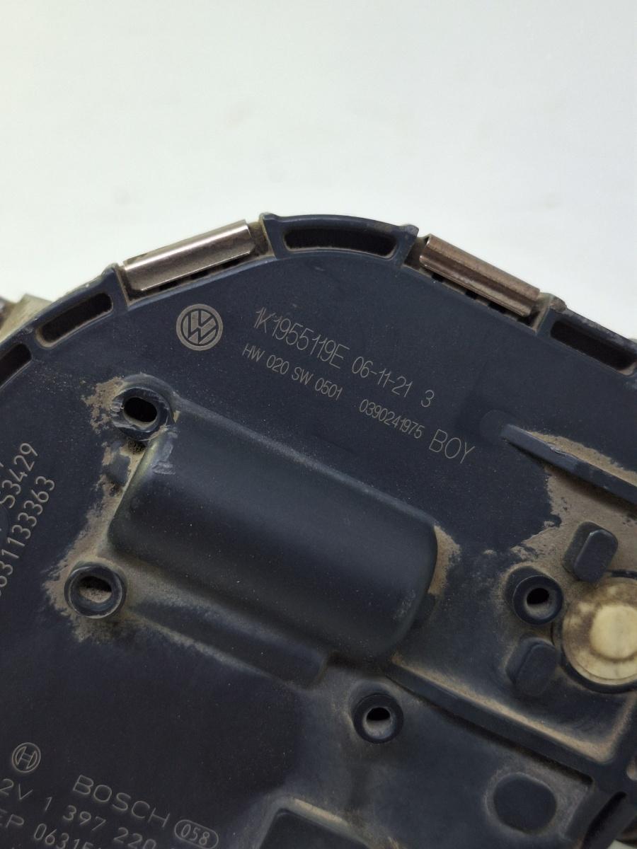 Motoras stergator fata VOLKSWAGEN GOLF V 1K1 2003 - 2009 1.9 TDI BKC, BLS, BXE, VOLKSWAGEN GOLF VI 5K1 2008 - 2013 2.0 TDI CBDC, CLCA BOSCH 1397220501 1K1955119E