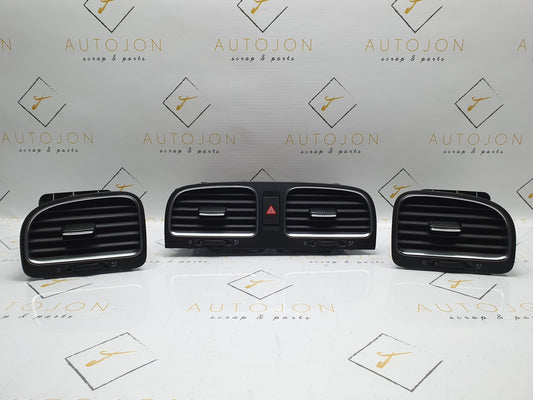 Set grile aer bord VOLKSWAGEN GOLF VI (5K1) [ 2008 - 2013 ] OEM 5K0815735D / 5K0 815 735 D