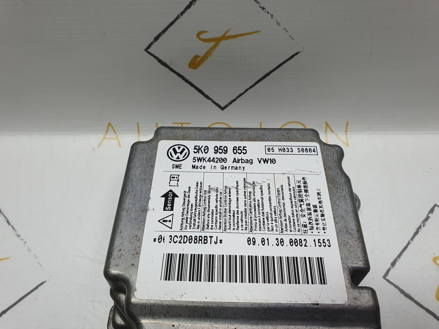 Calculator airbag VOLKSWAGEN GOLF VI (5K1) [ 2008 - 2013 ] OEM 5K0959655 / 5K0 959 655