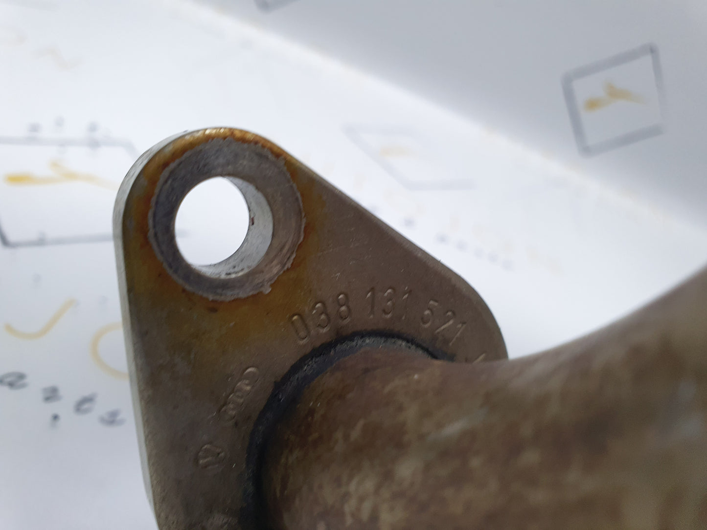 Conducta EGR SKODA FABIA Combi (6Y5) [ 2000 - 2007 ] OEM 038131521J / 038 131 521 J