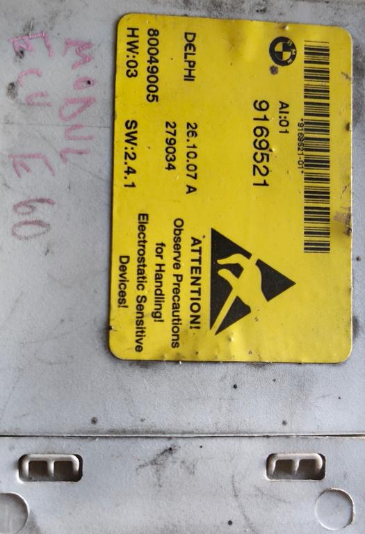 Modul ecu e60 e61 seria 5 61319169521 9169521 9113064 61319113064 80049003 80049005