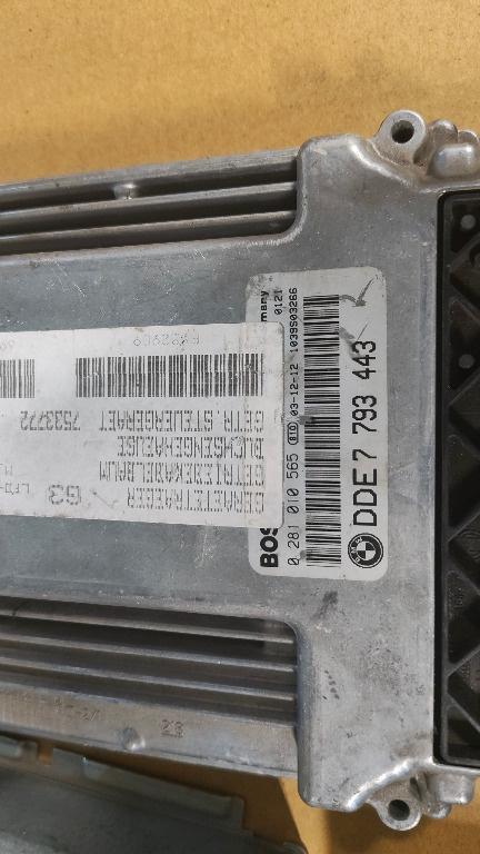 Kit pornire bmw e46 320d m47 seria 3 7794292 7793443 0281010565 7533772 6207363 7532988 6905667 ecu/cas/cheie