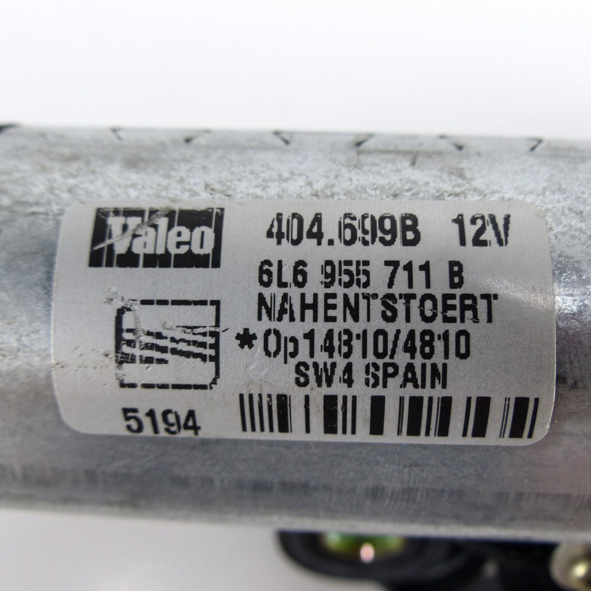 Motoras stergator haion SEAT IBIZA IV (6L1) [ 2002 - 2009 ] Valeo  404699C /  404699C OEM 6L6955711B / 6L6 955 711 B