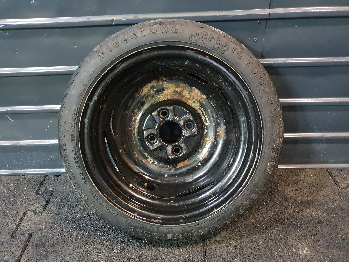 Roata de rezerva slim pe 14 Volkswagen Golf 3 (1H1) 1.6 B 1995