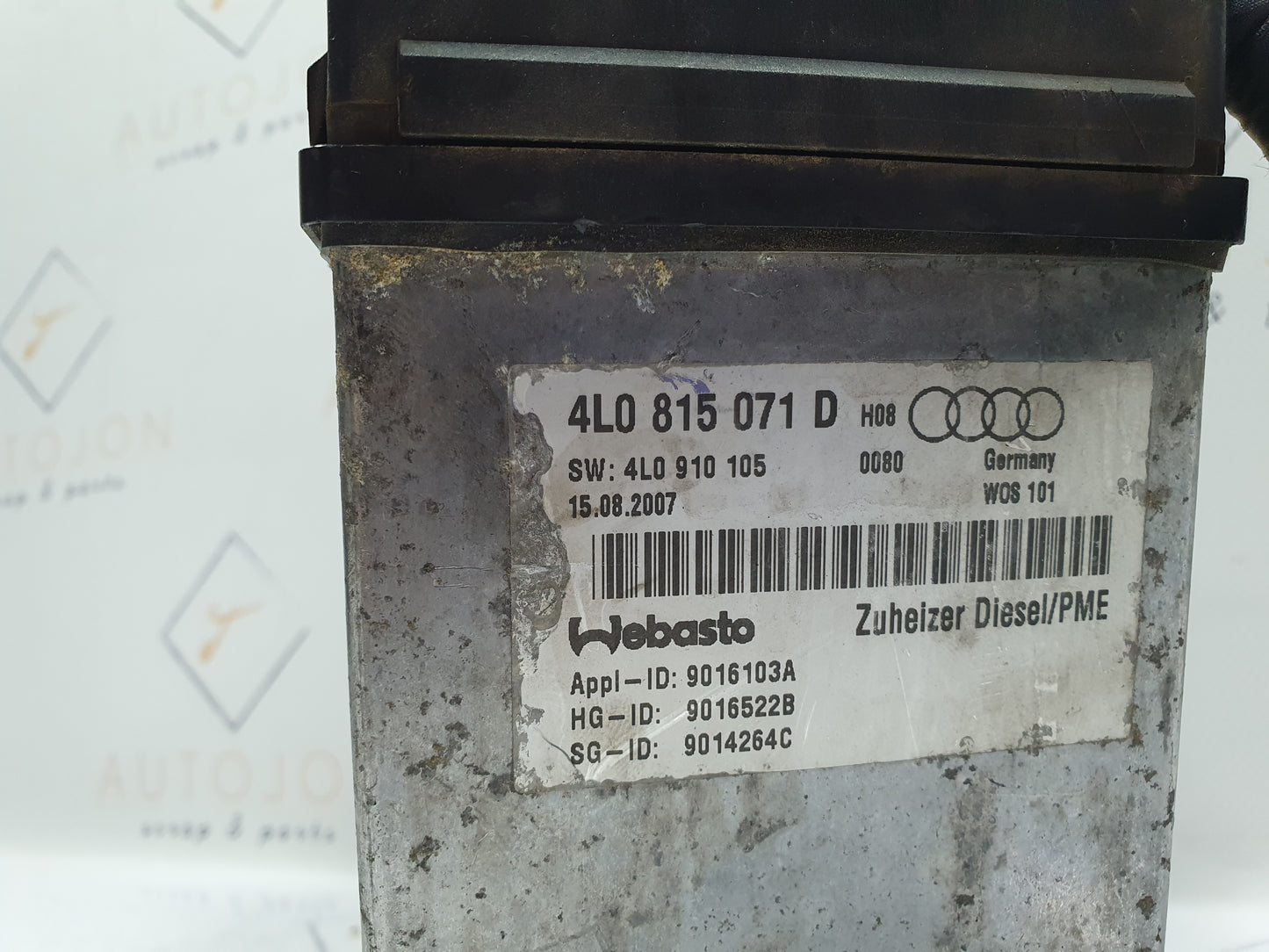 Sirocou Webasto Audi Q7 (4LB) 3.0 TDI 2008