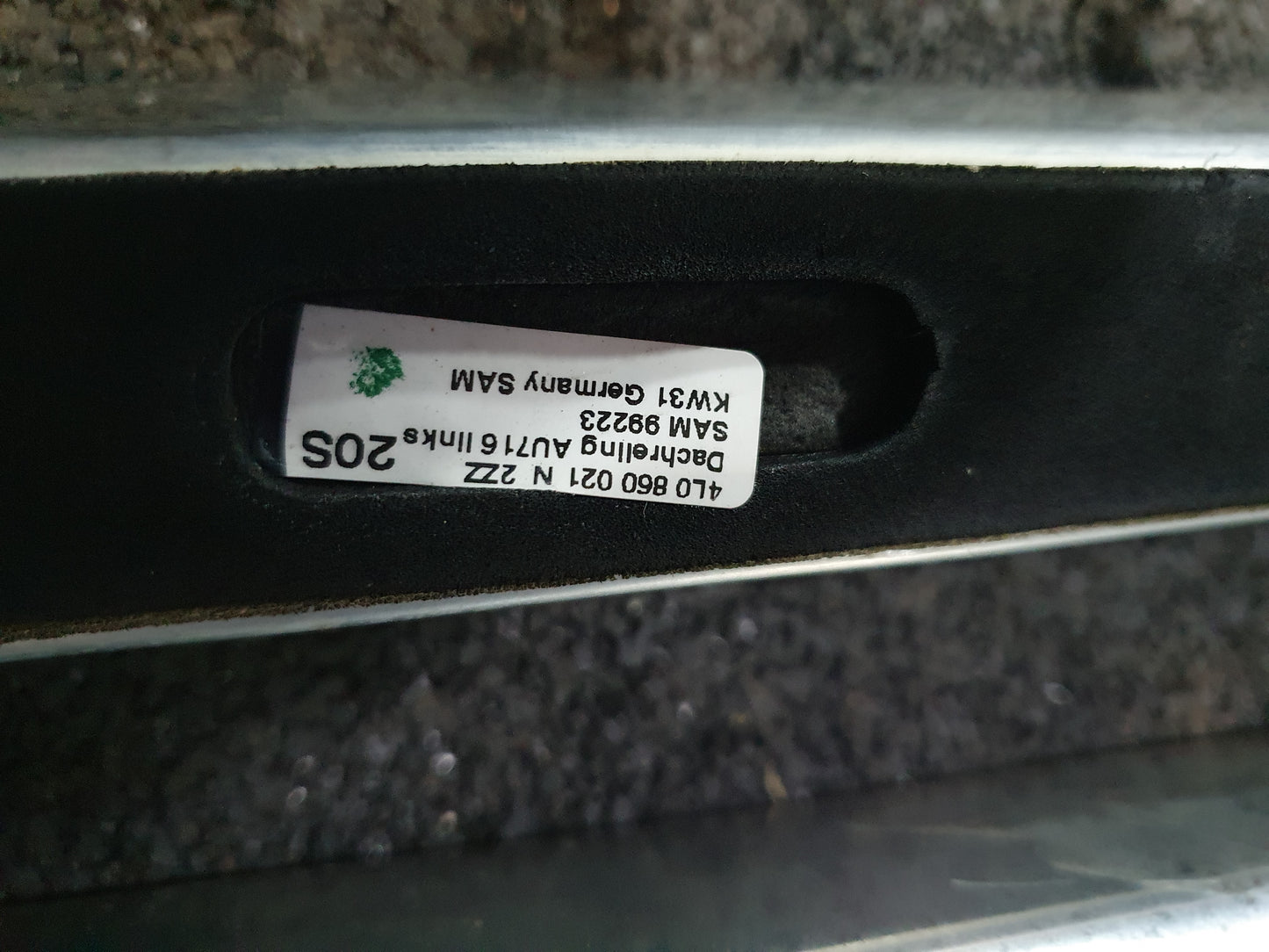 Set bare longitudinale Audi Q7 (4LB) 3.0 TDI BUG 2008