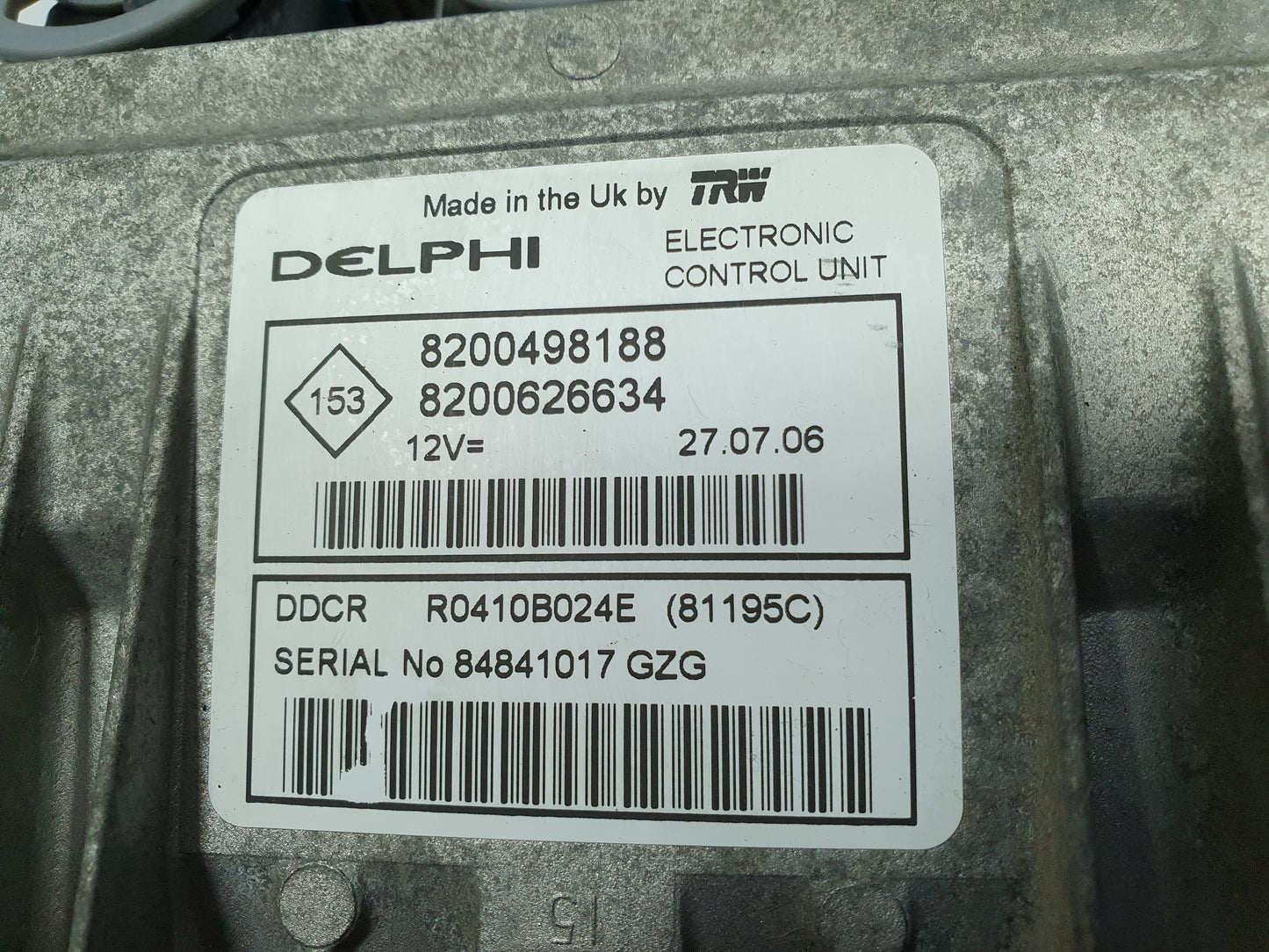 Calculator ECU Renault Megane (K84) Kombi 1.5 dci K9K 2006