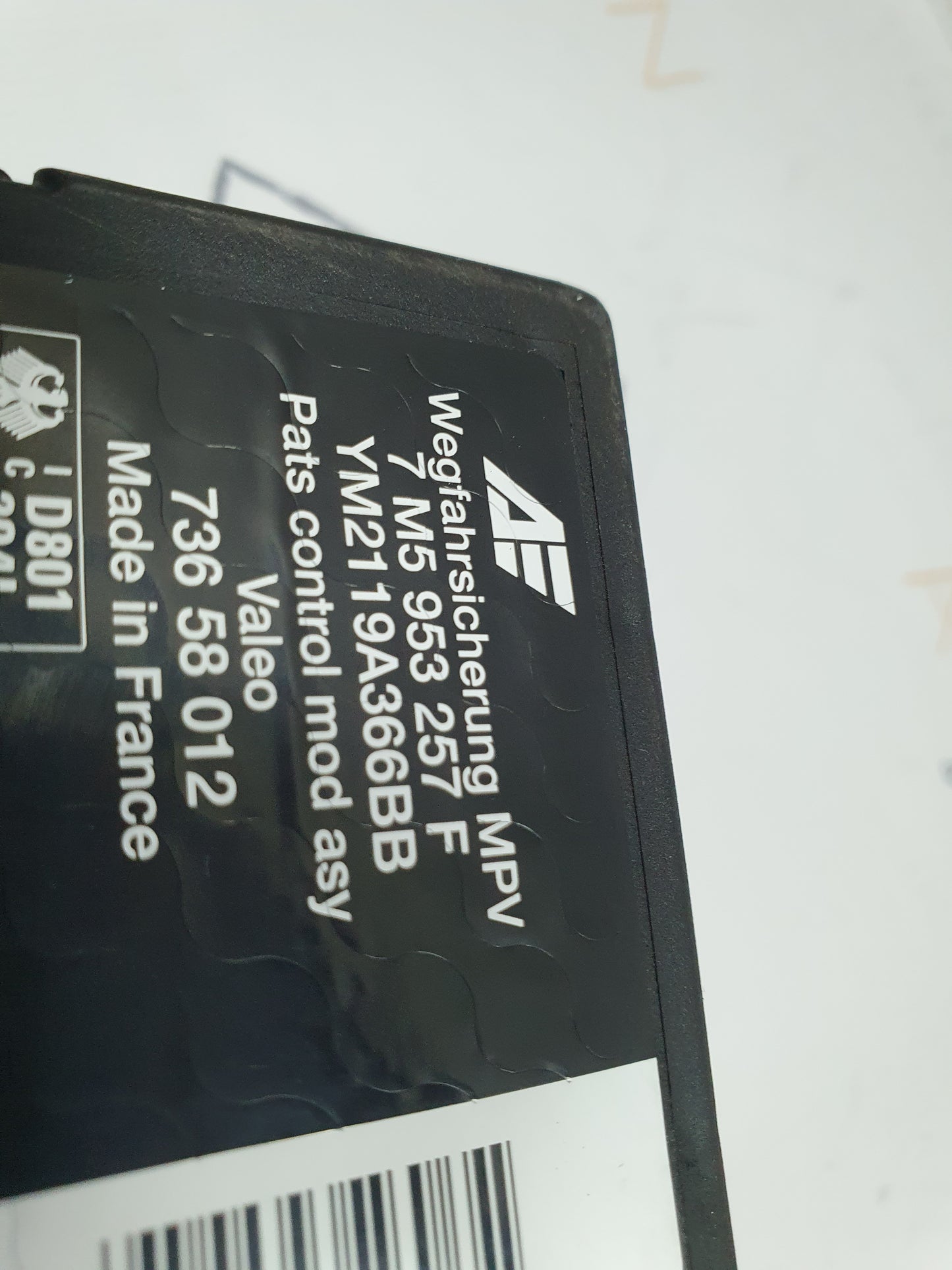 Modul imobilizator Ford Galaxy (WGR) 1.9 TDI ASZ 2004