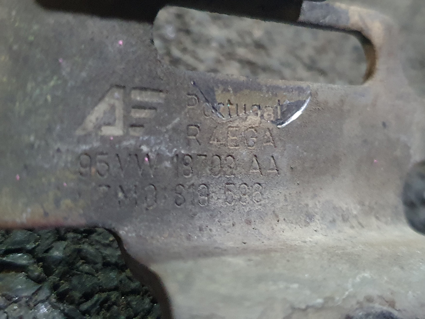 Conducta apa aeroterma spate Ford Galaxy (WGR) 1.9 TDI ASZ 2004