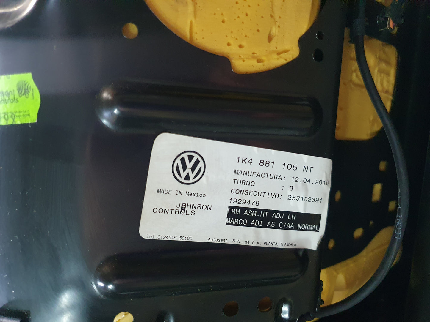 Interior scaune si banchete Volkswagen Jetta (1K2) Berlina 1.6 TDI CAYC 2010