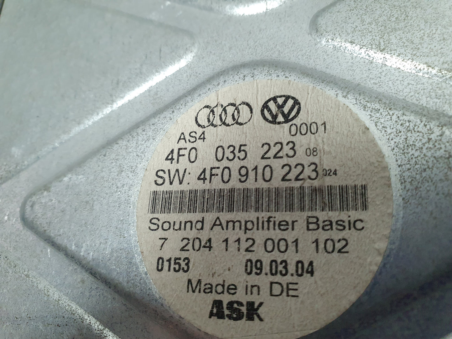 Amplificator sunet Audi A6 C6 (4F2) Sedan 3.0 TDI BMK 2005