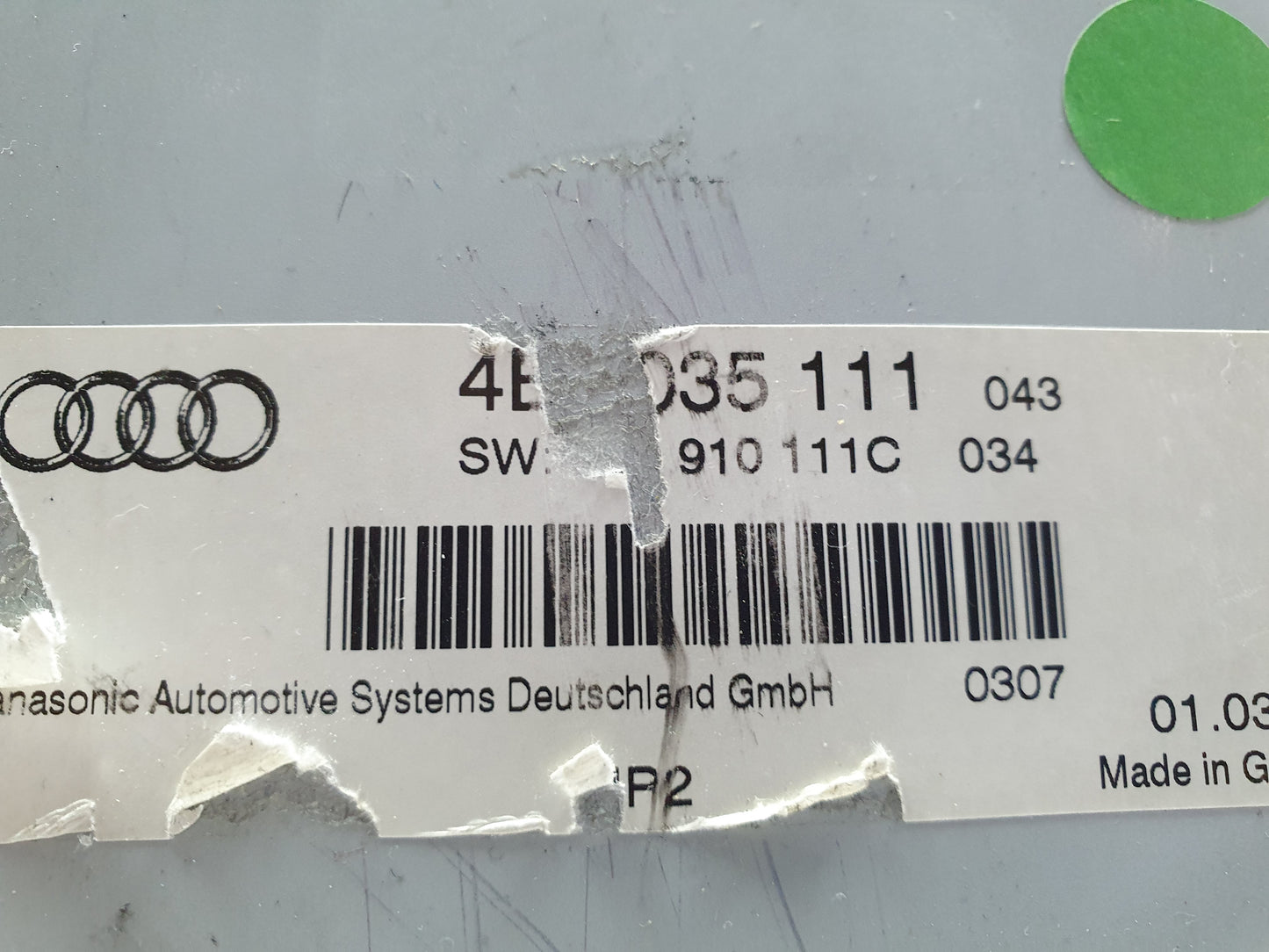 Magazie CD Audi A6 C6 (4F2) Sedan 3.0 TDI BMK 2005