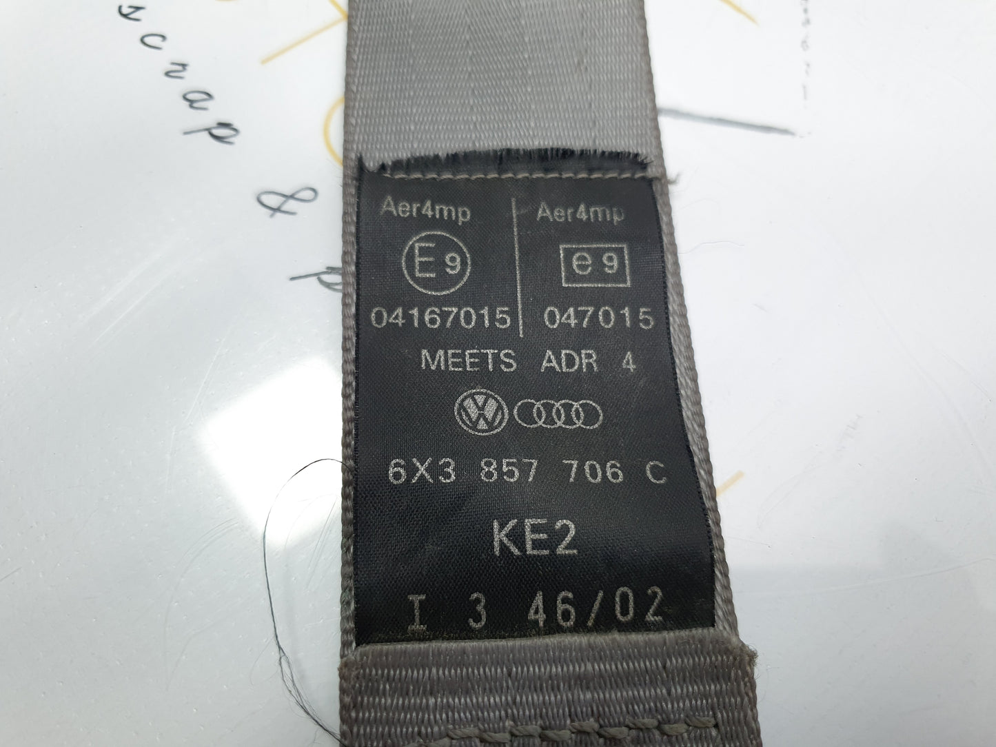 Centuri de siguranta VOLKSWAGEN LUPO (6X1, 6E1) [ 1998 - 2005 ] OEM 6X3857706C / 6X3 857 706 C