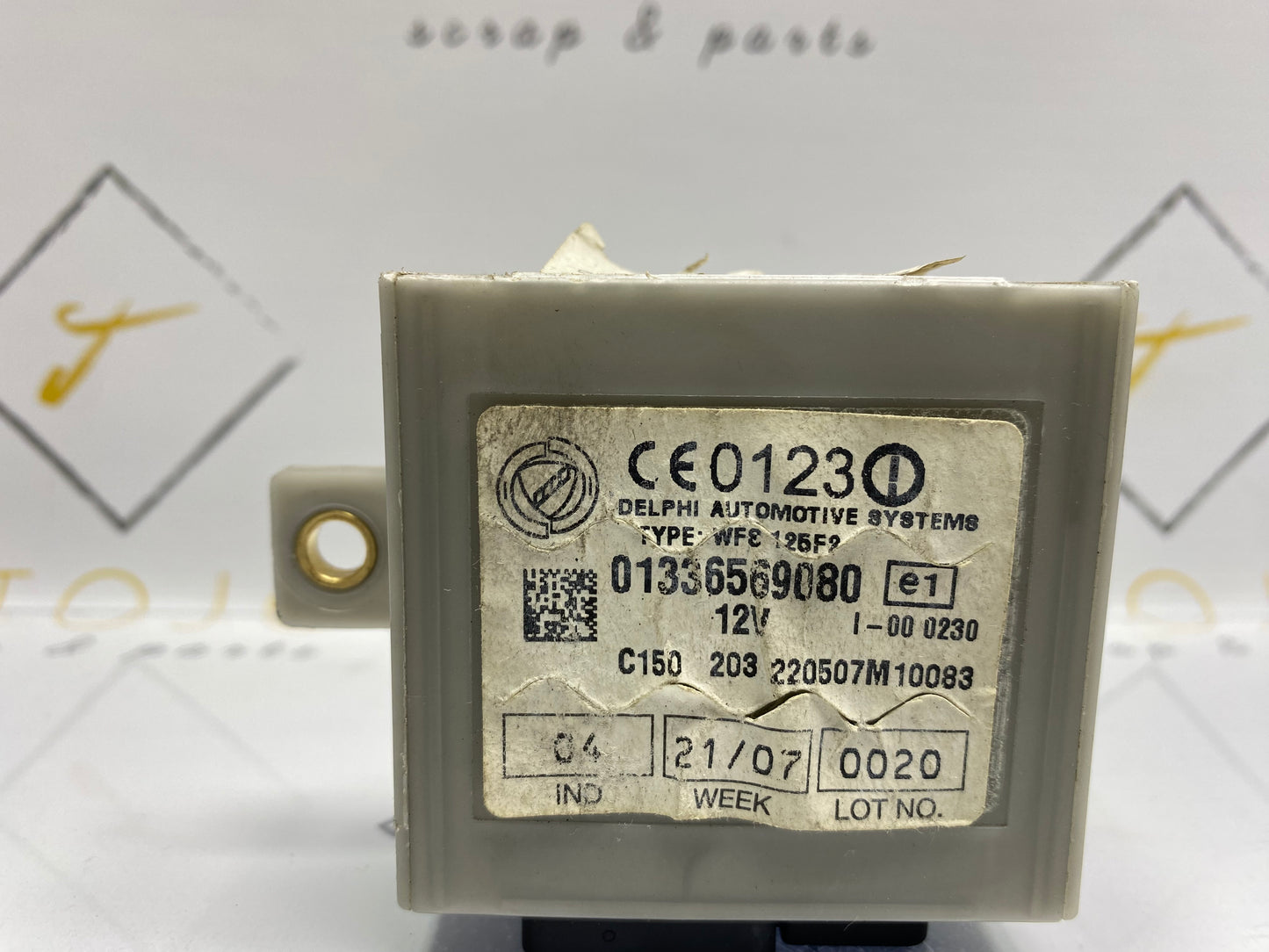 Imobilizator FIAT DUCATO Box (244) [ 2002 - NOW ] JTD (F1AE0481C) 81KW|110HP Delphi OEM 1336569080